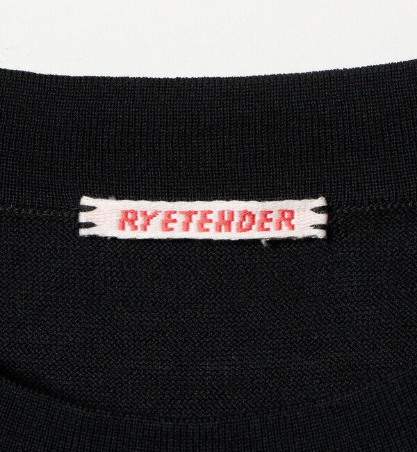 UNITED ARROWS green label relaxing「＜RYE TENDER＞CENTRE TEE BORDER センターT ボーダー ニットT 半袖ニット」|ニット・セーター|