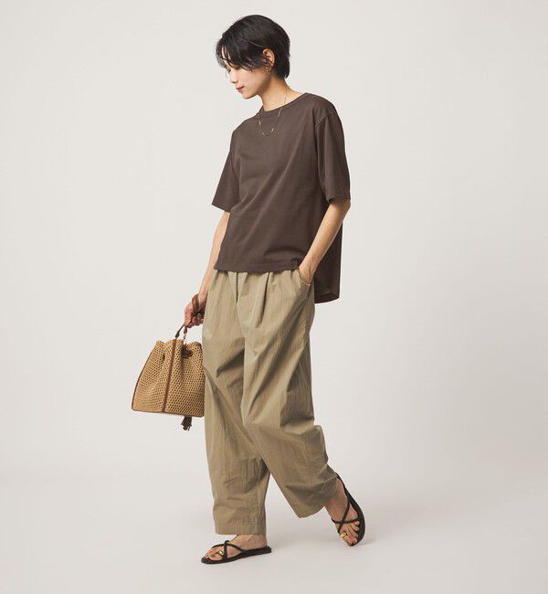 UNITED ARROWS green label relaxing「デコルテスリット Tシャツ 吸水速乾」|Tシャツ・カットソー|