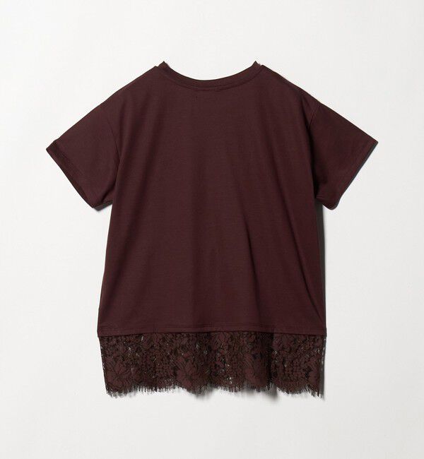 UNITED ARROWS green label relaxing「スソ レース ショートスリーブ カットソー」|Tシャツ・カットソー|