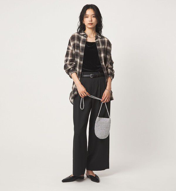 UNITED ARROWS green label relaxing「［size SHORTあり］シアー チェック シャツ」|シャツ・ブラウス|