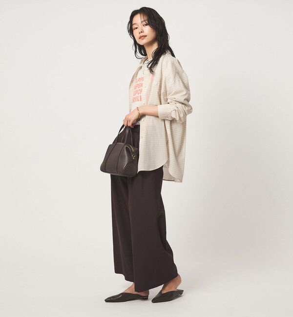 UNITED ARROWS green label relaxing「［size SHORTあり］シアー チェック シャツ」|シャツ・ブラウス|
