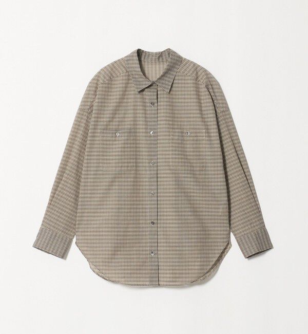 UNITED ARROWS green label relaxing「［size SHORTあり］シアー チェック シャツ」|シャツ・ブラウス|