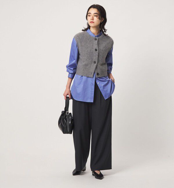 UNITED ARROWS green label relaxing「ヘアリー 2WAY ニット ベスト」|ベスト・ジレ|