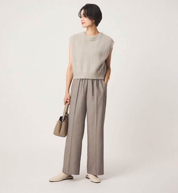 UNITED ARROWS green label relaxing「ヘアリー 2WAY ニット ベスト」|ベスト・ジレ|