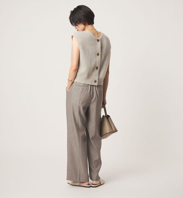 UNITED ARROWS green label relaxing「ヘアリー 2WAY ニット ベスト」|ベスト・ジレ|