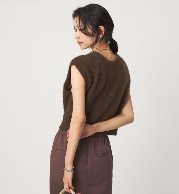 UNITED ARROWS green label relaxing「ヘアリー 2WAY ニット ベスト」|ベスト・ジレ|