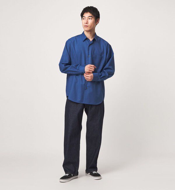UNITED ARROWS green label relaxing「ウォッシャブル ビエラジャストルーズ 長袖 シャツ」|シャツ・ブラウス|