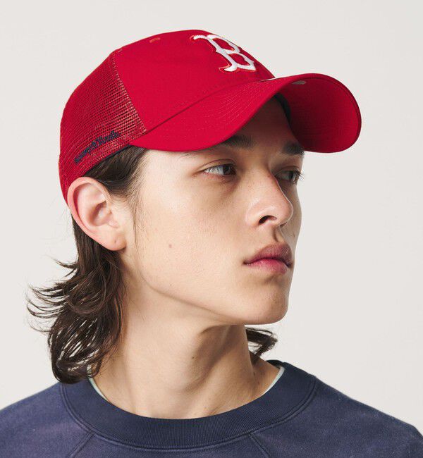 BEAUTY&YOUTH UNITED ARROWS「【別注】＜NEW ERA＞9TWENTY メッシュ キャップ」|キャップ・キャスケット|RED