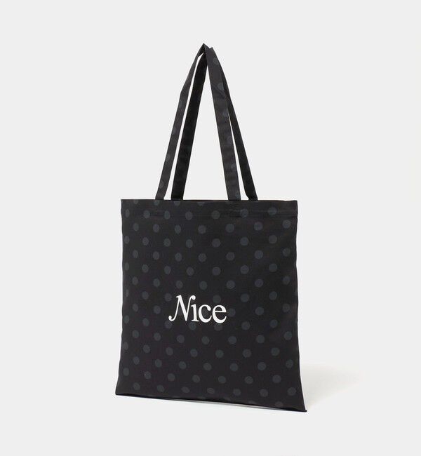 NICE WEATHER「＜NICE WEATHER＞ドット シグネチャーロゴ トートバッグ」|トートバッグ|
