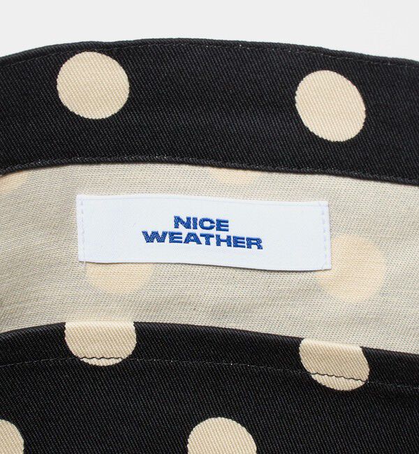 NICE WEATHER「＜NICE WEATHER＞ドット シグネチャーロゴ トートバッグ」|トートバッグ|