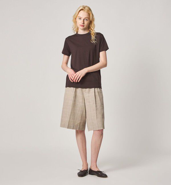 STEVEN ALAN「＜Steven Alan＞ウールジャージー ショートスリーブ Tシャツ」|Tシャツ・カットソー|