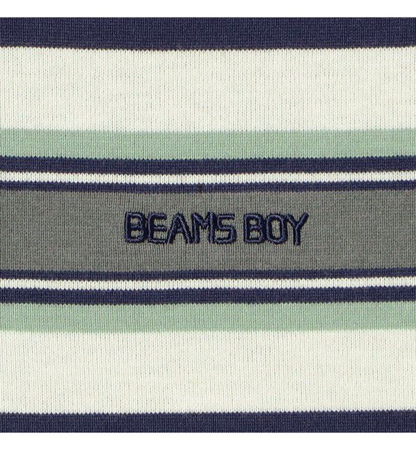 BEAMSBOY「ボーイ エンブロイダリー ボーダー ロングスリーブ」|Tシャツ・カットソー|
