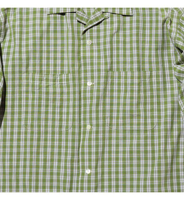 BEAMS PLUS「Open Collar 80/2 Madras」|シャツ・ブラウス|