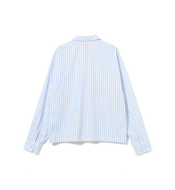BEAMS「ストライプ ジップアップ シャツ」|シャツ・ブラウス|