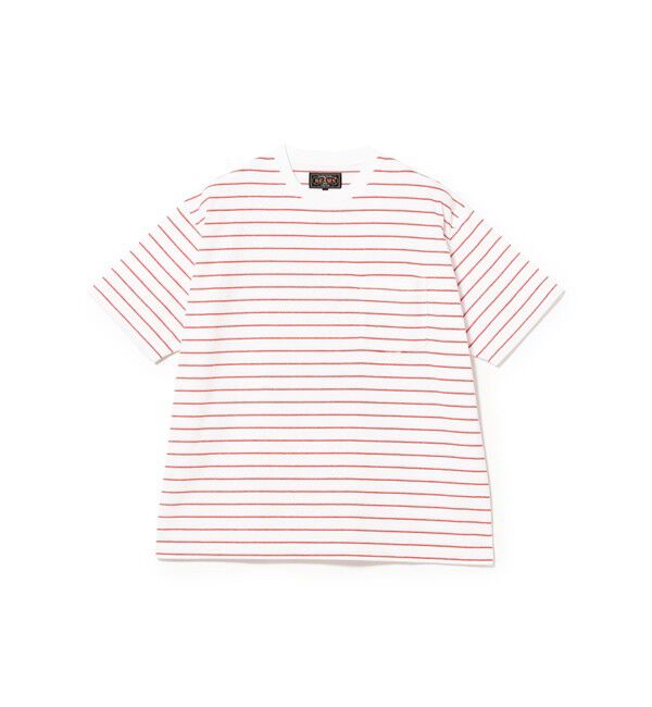 BEAMS PLUS「Pocket Tee Pile Stripe」|Tシャツ・カットソー|