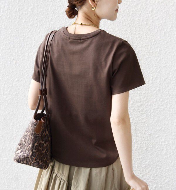SHIPS for women「【WEB限定】オーガニック コットン コンパクト プリント TEE」|Tシャツ・カットソー|