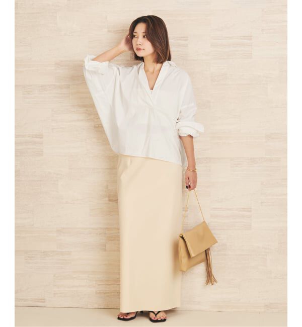 Plage「《追加》R&rsquo;IAM フォルムスキッパーシャツ 2」|シャツ・ブラウス|