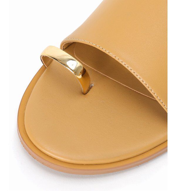 NOBLE「LE VERNIS/ルベルニ Toe ring sandals」|サンダル|