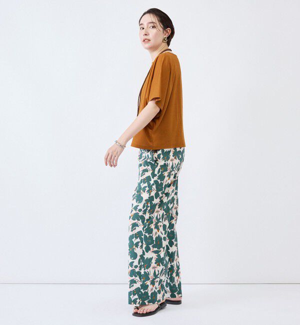 NOLLEY'S「《接触冷感》ウォッシャブルハリジェンヌケーププルオーバー」|Tシャツ・カットソー|
