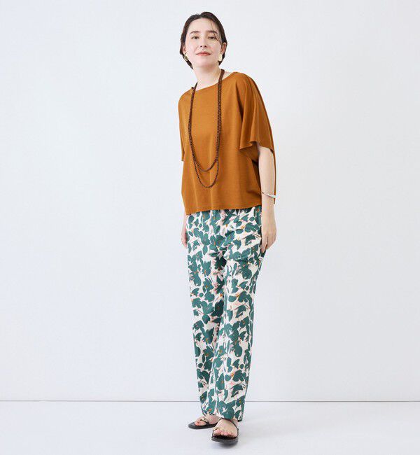 NOLLEY'S「《接触冷感》ウォッシャブルハリジェンヌケーププルオーバー」|Tシャツ・カットソー|