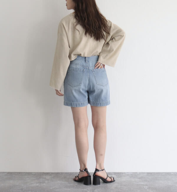 fredy emue「【fredy emue】リネン混Tシャツブラウス」|シャツ・ブラウス|
