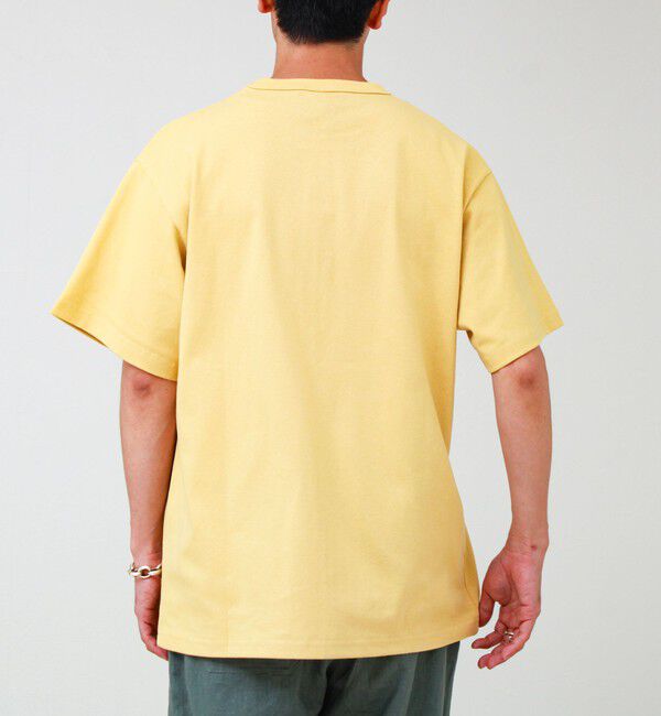 GLOSTER「【GEVACO/ゲバコ】ベーシックオープンエンド天竺ポケット刺繍Tシャツ」|Tシャツ・カットソー|