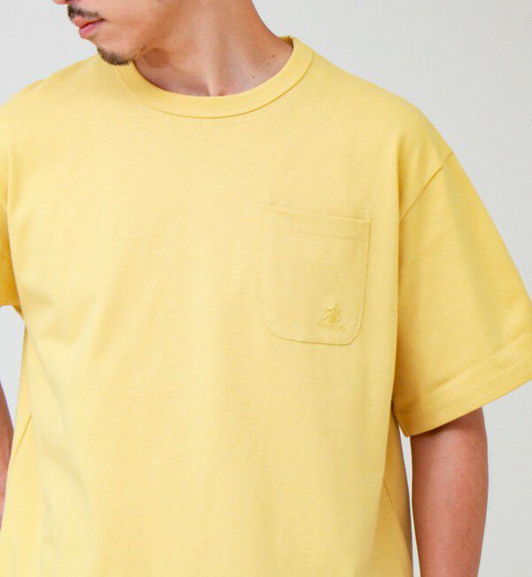 GLOSTER「【GEVACO/ゲバコ】ベーシックオープンエンド天竺ポケット刺繍Tシャツ」|Tシャツ・カットソー|
