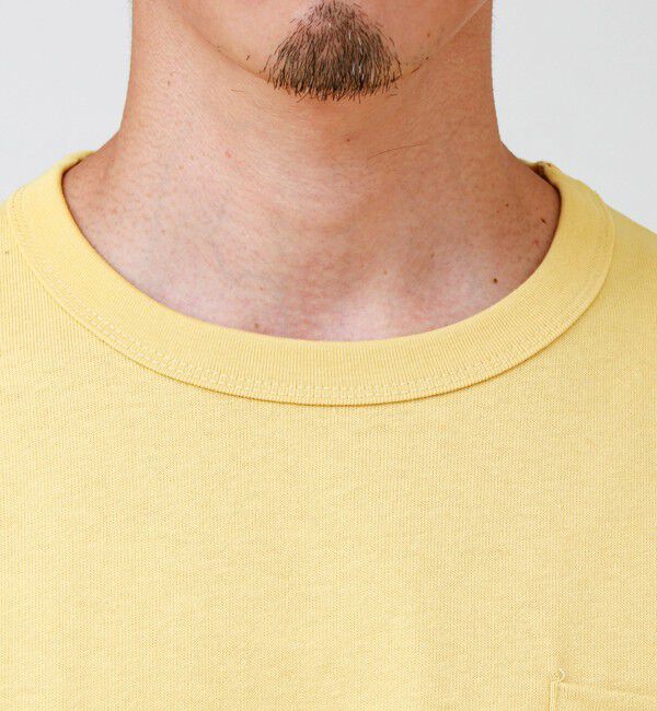 GLOSTER「【GEVACO/ゲバコ】ベーシックオープンエンド天竺ポケット刺繍Tシャツ」|Tシャツ・カットソー|