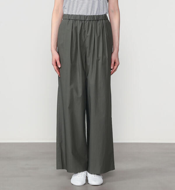 Morris & Sons「MORRIS & SONS | コットン ワイドイージーパンツ WOMEN」|チノ|