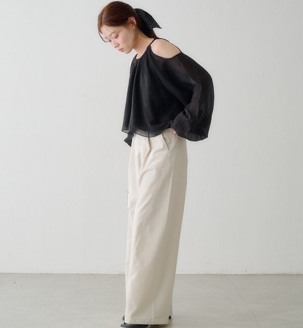  「【S.Lサイズ展開】カットアウトブラウス」|シャツ・ブラウス|