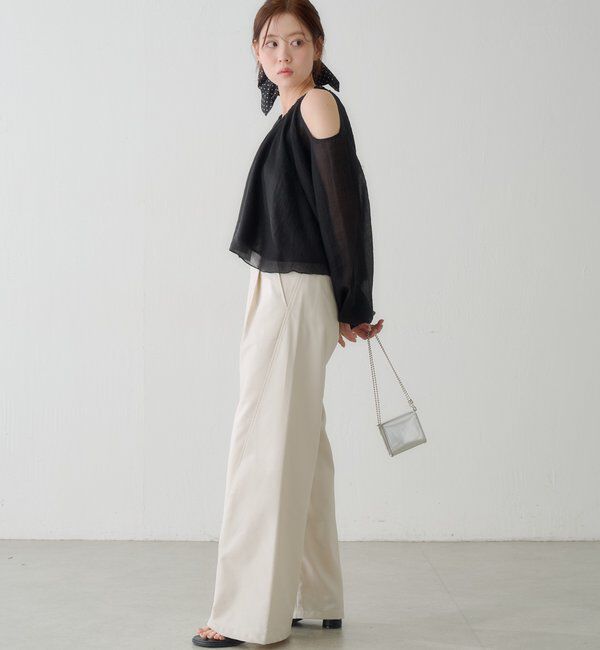  「【S.Lサイズ展開】カットアウトブラウス」|シャツ・ブラウス|