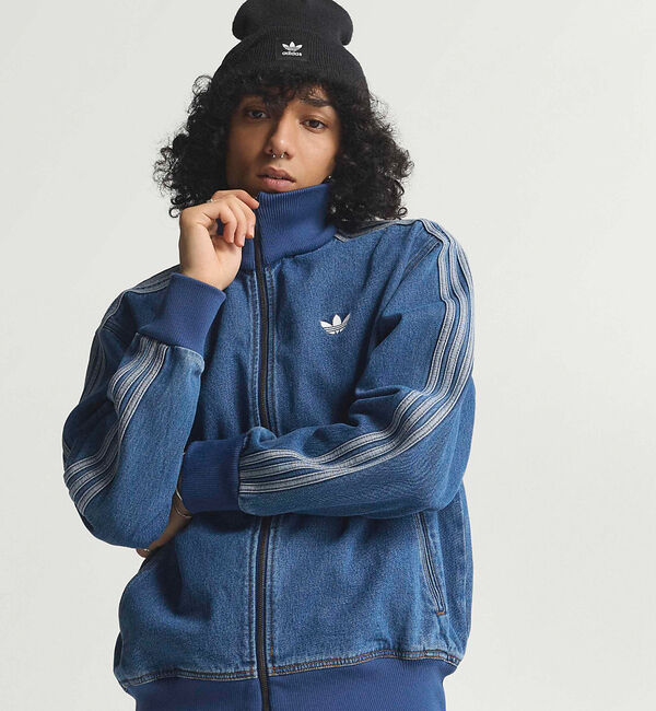 ABAHOUSE「【adidas /アディダス】 ADICOLOR DENIM FIREBIRD」|ブルゾン・スタジャン|インディゴ