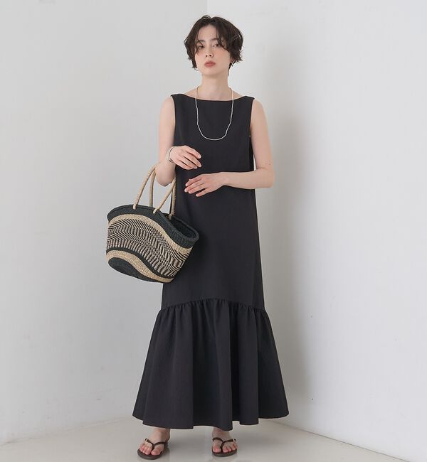 Rouge vif「【2026SS新作】【一部店舗限定】ニュアンスファブリックワンピース」|ワンピース|