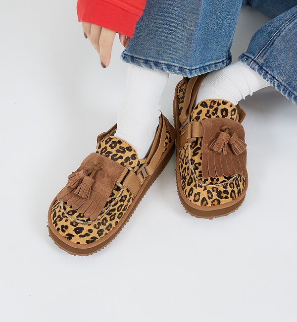 Rouge vif「【SHAKA/シャカ】ミュール タッセル カウ/MULE TASSEL COW/」|モカシン|