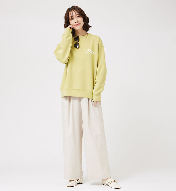 abahouse mavie「シルキーダンボールロゴプルオーバー」|スウェット・ジャージ|