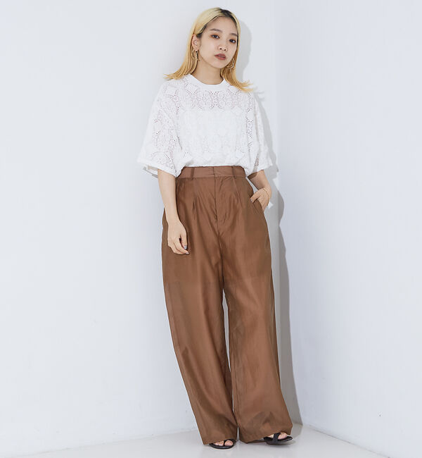 NOMINE「レースTシャツ」|Tシャツ・カットソー|