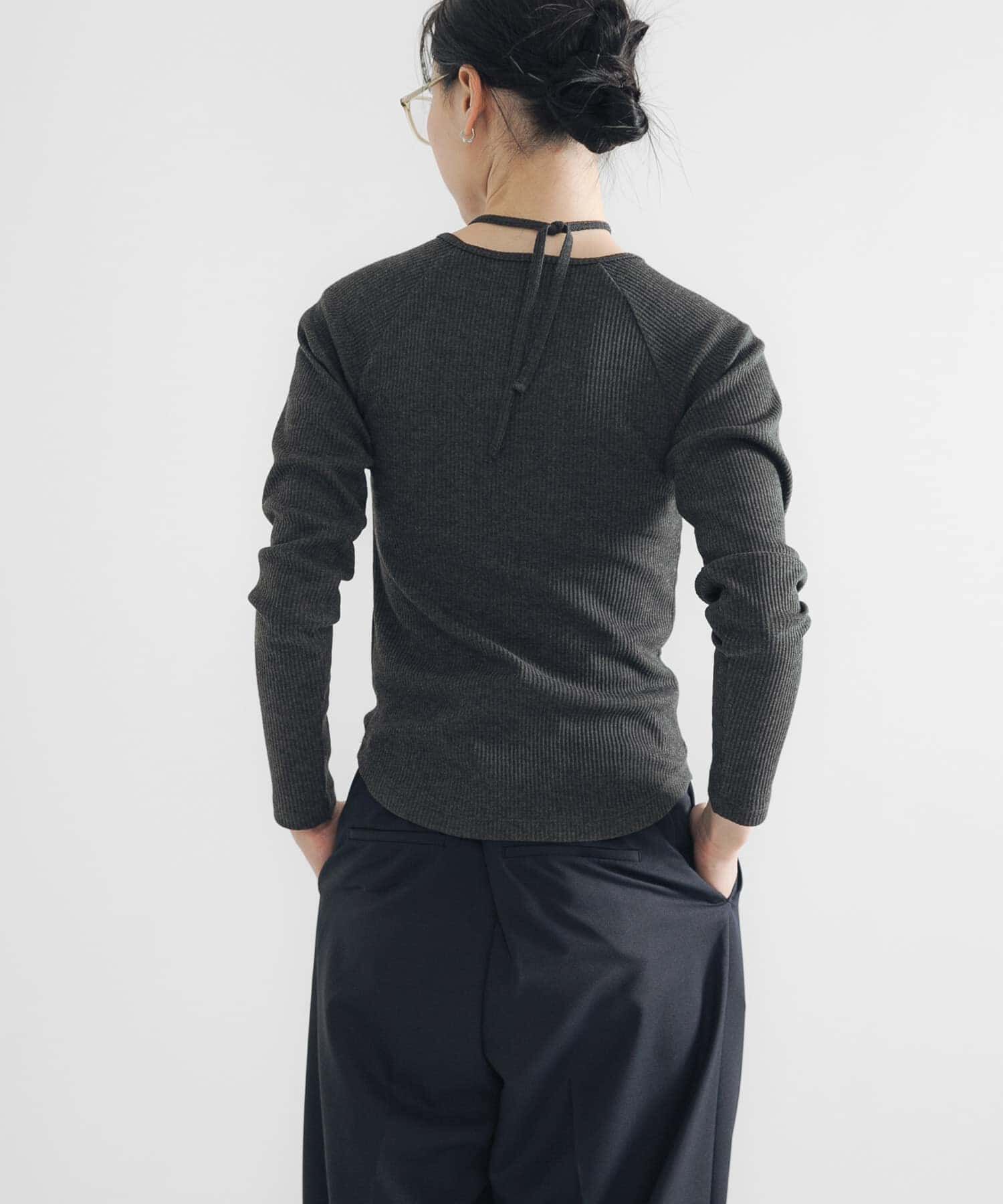 URBAN RESEARCH「カットアウトリブトップス」|Tシャツ・カットソー|