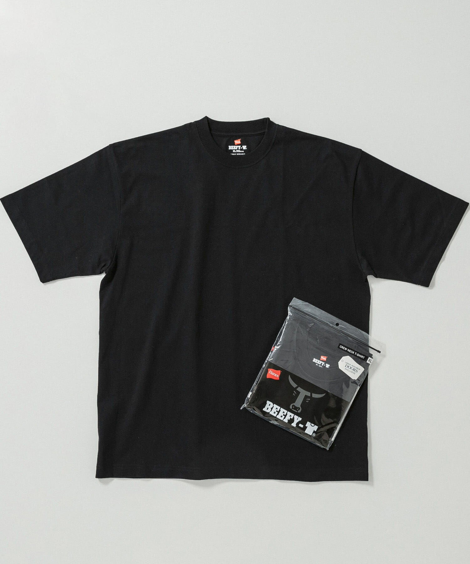 URBAN RESEARCH DOORS「『別注』HANES&times;DOORS　BEEFY-T DOORS FIT SHORT-SLEEVE」|Tシャツ・カットソー|