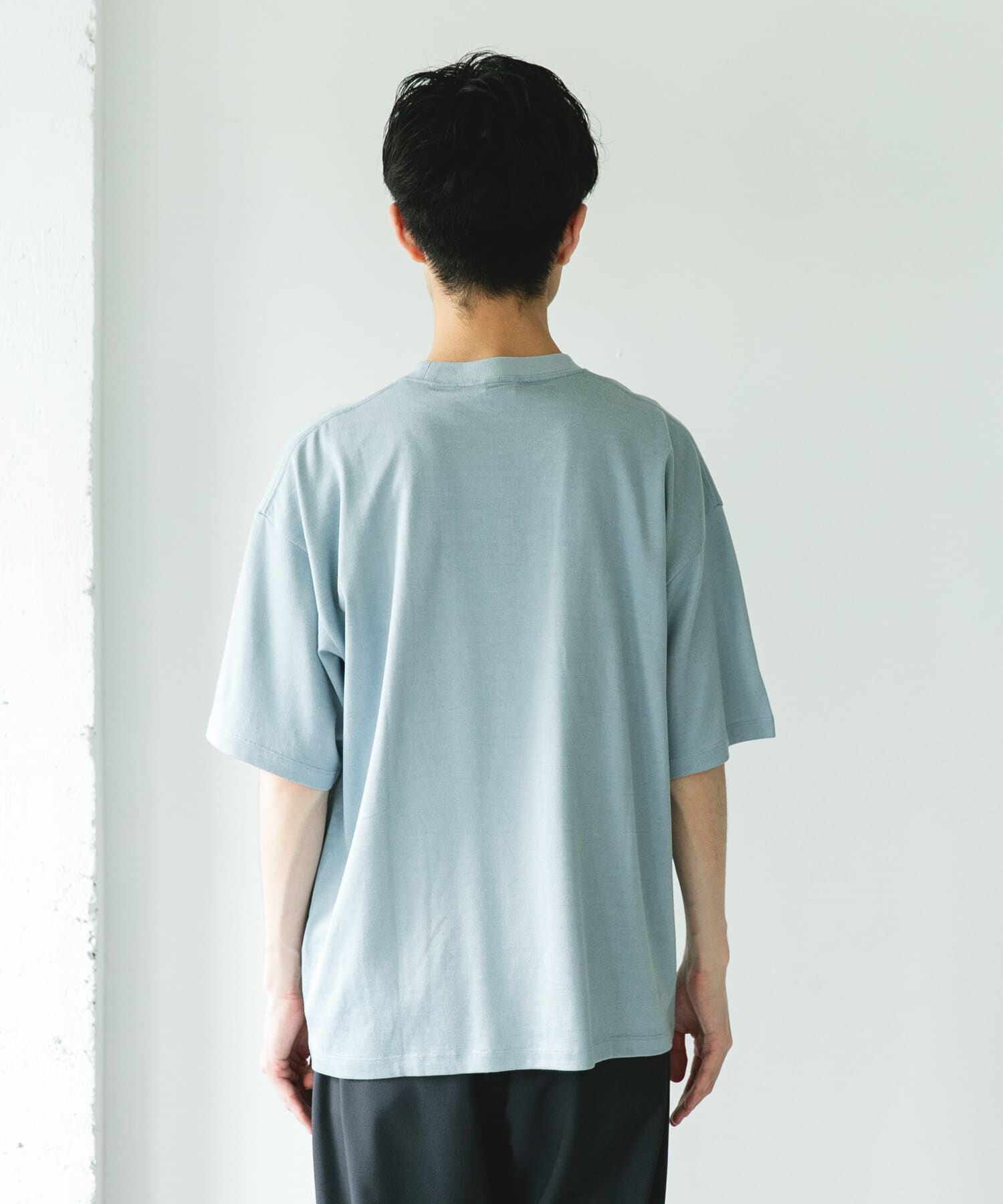 URBAN RESEARCH DOORS「コットンレーヨンクルーネック ショートスリーブ Tシャツ」|Tシャツ・カットソー|