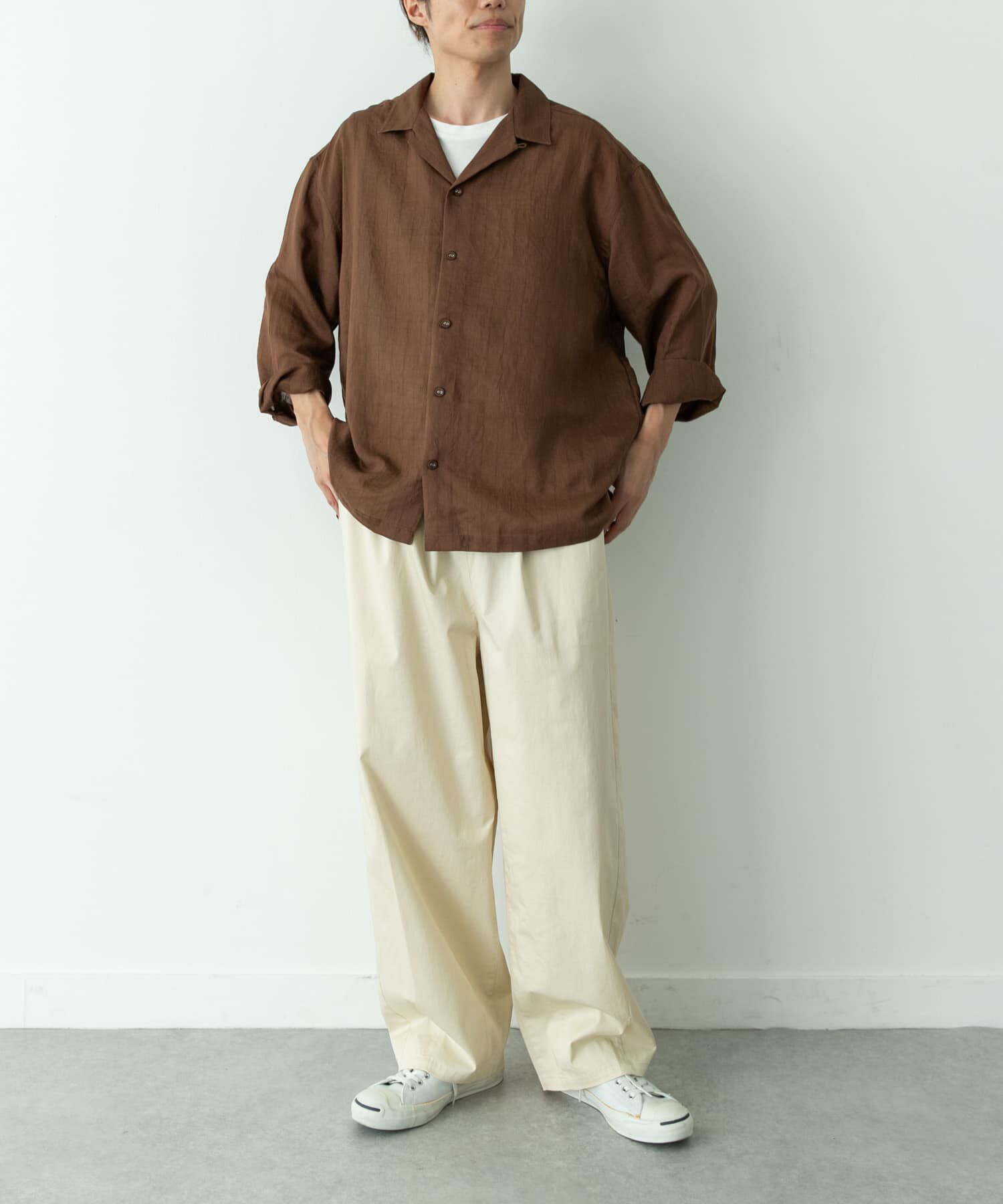 Sonny Label 「レーヨン混ストライプオープンカラーシャツ」|シャツ・ブラウス|