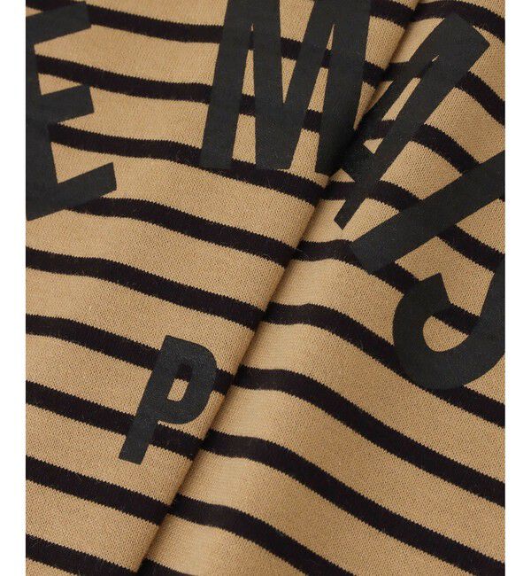 allureville「カレッジライクロゴボーダーＴシャツ」|Tシャツ・カットソー|