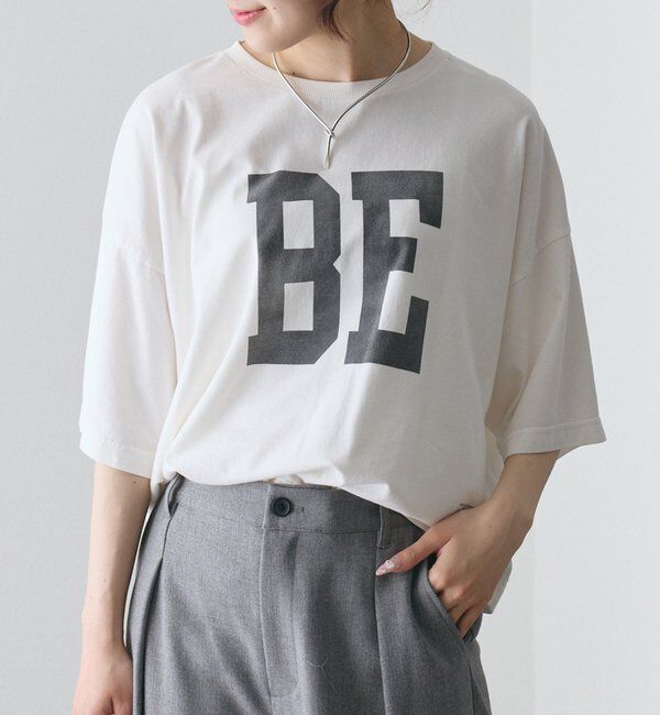  「【リバイバル/新色追加】スーピマコットンBIGロゴショートTシャツ」|プルオーバー|オフホワイト