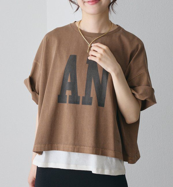  「【リバイバル/新色追加】スーピマコットンBIGロゴショートTシャツ」|プルオーバー|