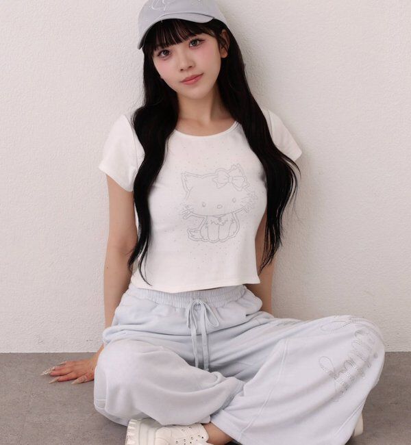  「【チャーミーキティ】ラインストーンTee」|その他|
