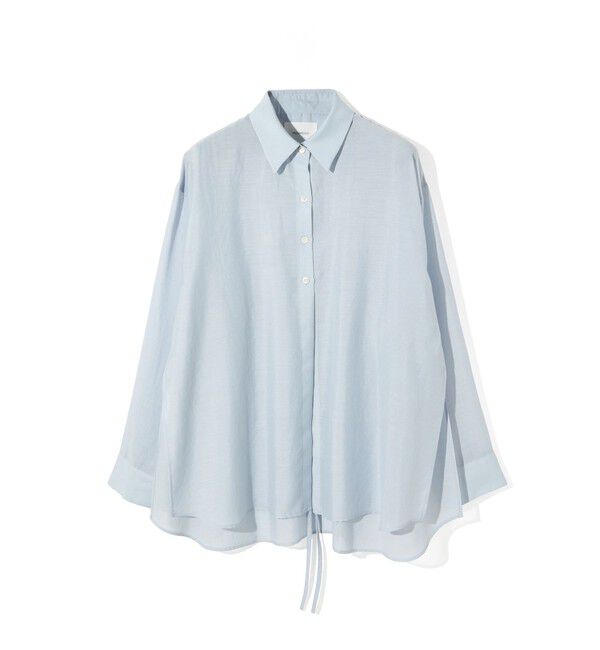 MIDIUMISOLID「MIDIUMISOLID for Ladies ドローストリングシャツ」|シャツ・ブラウス|