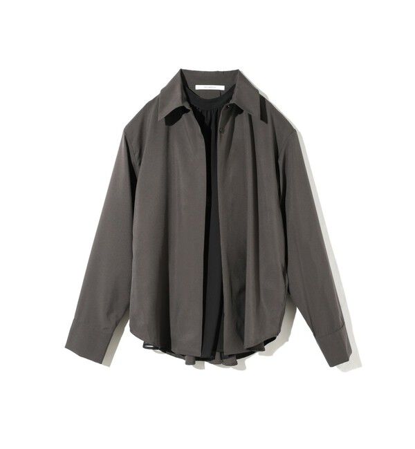 MIDIUMISOLID「MIDIUMISOLID for Ladies シアーレイヤードシャツ」|シャツ・ブラウス|