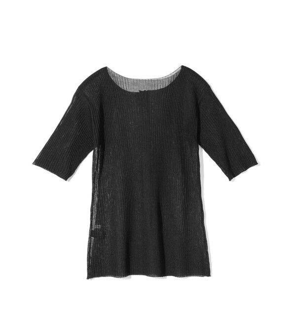 MIDIUMISOLID「MIDIUMISOLID for Ladies リブクルーネックカーディガン」|カーディガン|