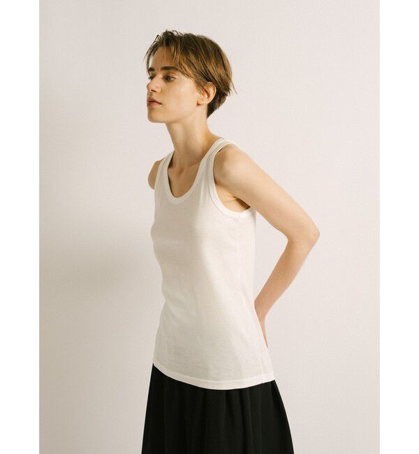 mizuiro ind「mizuiro ind ベーシックタンクトップ」|Tシャツ・カットソー|