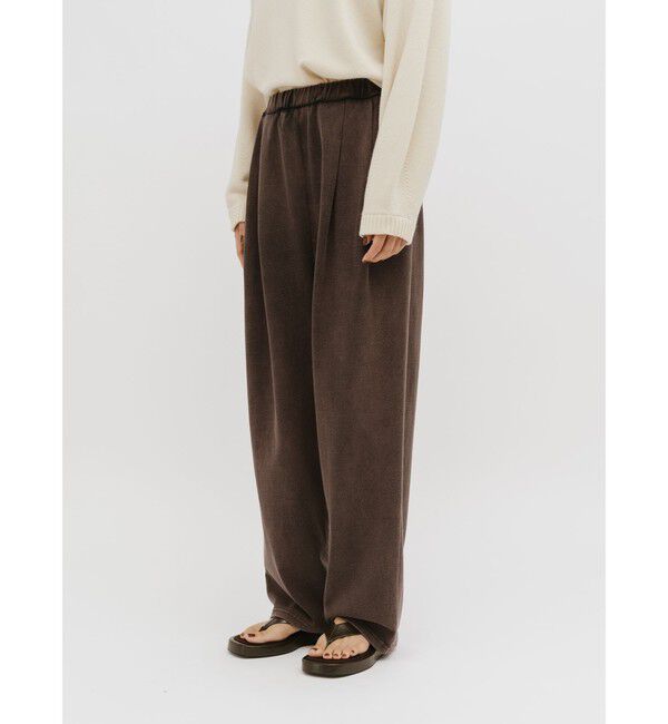 MIDIUMISOLID「MIDIUMISOLID for Ladies ピグメントタックカーブパンツ」|その他|