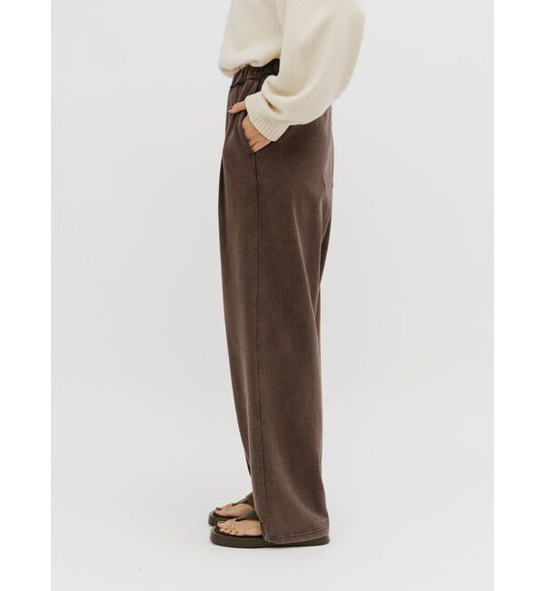 MIDIUMISOLID「MIDIUMISOLID for Ladies ピグメントタックカーブパンツ」|その他|